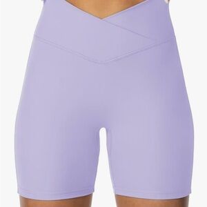 Never Worn Lilac Yogalicious Shorts